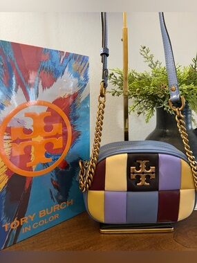 Tory Burch Kira Patchwork Camera Bag (NWT)